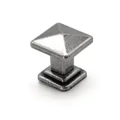 Ручки мебельные Metakor ручка мебельная tower square, глянцевое олово						