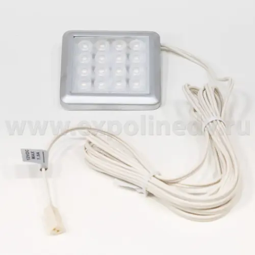 Светильники светильник sunny sq he 12v 1,25w 3200*k цвет серый металлик