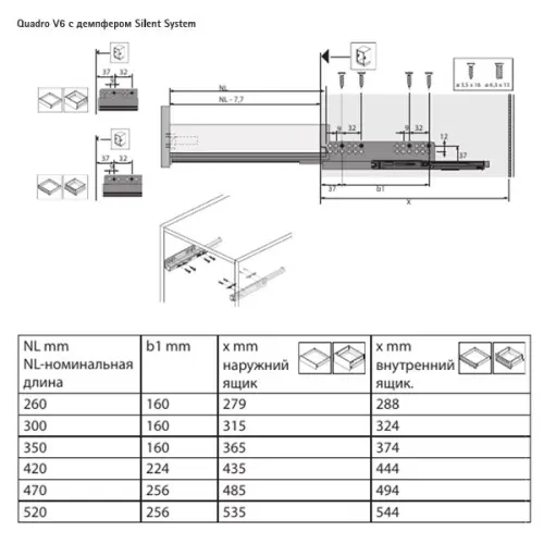 Комплекты ящиков InnoTech Atira комплект ящика innotech atira nl-470*144 мм, silent system, антрацит