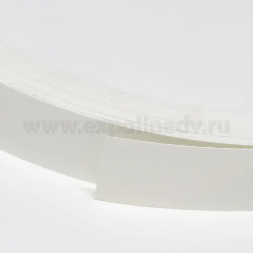 Кромка ПВХ / ABS кромка, белый гладкий 1010f 2, 19мм