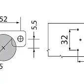 Петли мебельные Samsung IREX (Корея) петля samsung irex вкладная 110°, slide on, с мп