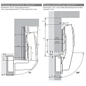 Петли мебельные Hettich (Германия) петля hettich sensys накладная 180°, с доводчиком