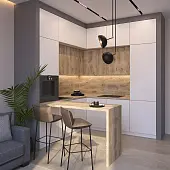 Стеновая панель ДСП SLOTEX стеновая панель spring wood, slotex kapso, 4200х600х10 мм 