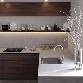 Стеновая панель ДСП FORM&STYLE стеновая панель бетон серый, form&style 4100х655х6 мм
