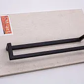 Ручки ручка мебельная frame, 160мм, черный матовый лак